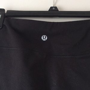 Lululemon Leggings Wunder Under Black Size 8